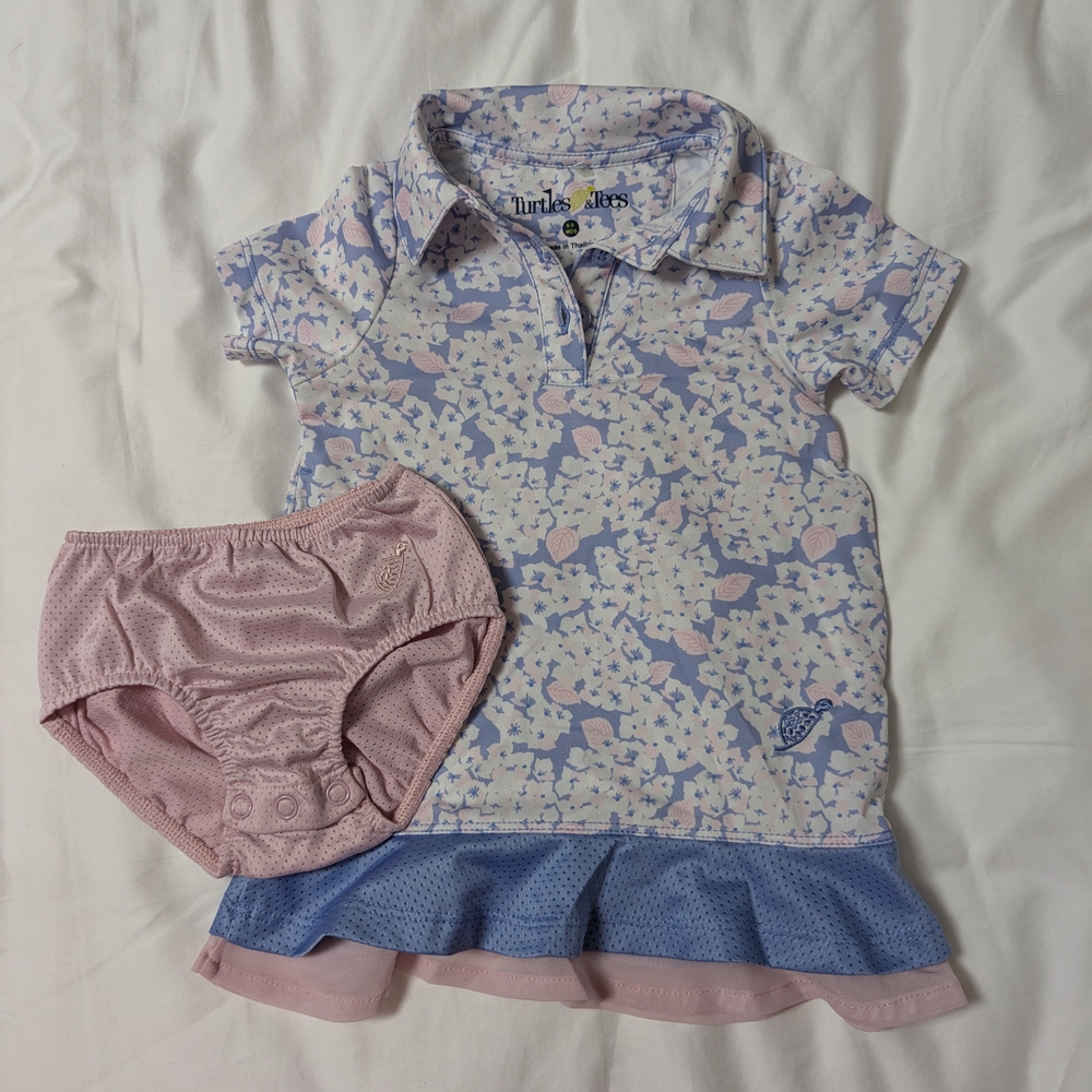 Turtles & Tees Baby Girl Golf Dress